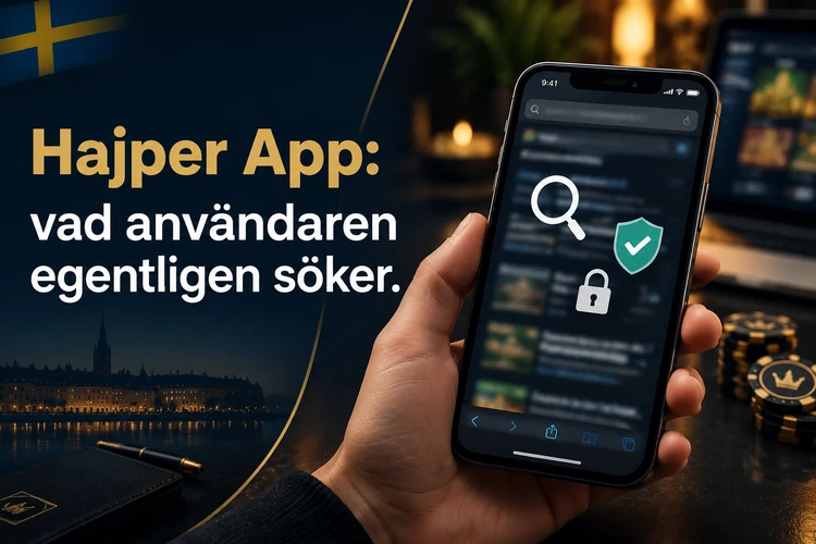 Hajper App: vad användaren egentligen söker