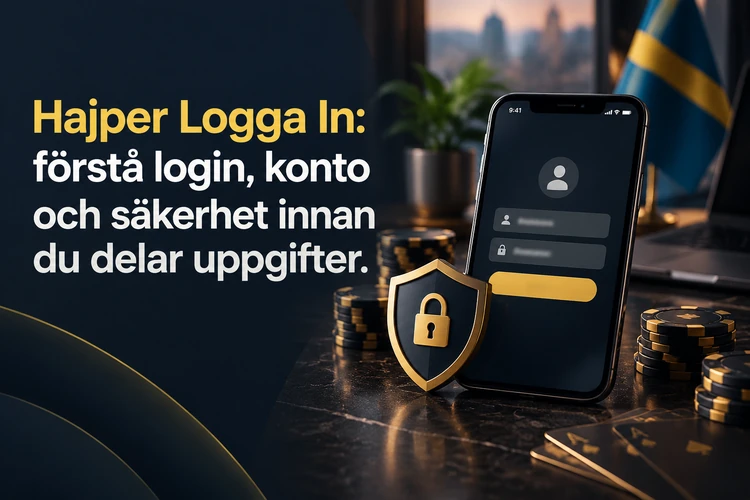 Hajper Logga In: förstå login, konto och säkerhet innan du delar uppgifter