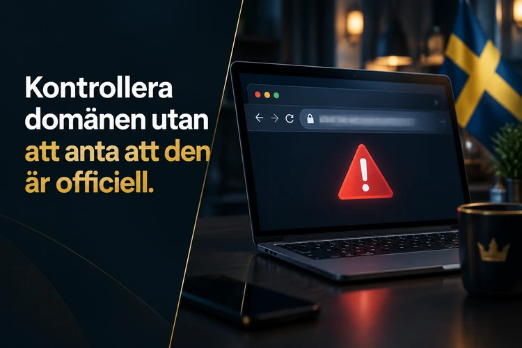 Inloggning till casinokontot och säker behandling