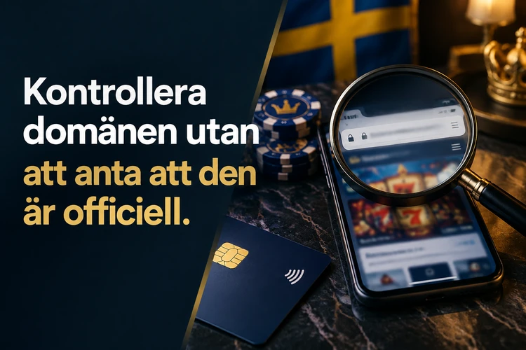Kontrollera domänen utan att anta att den är officiell