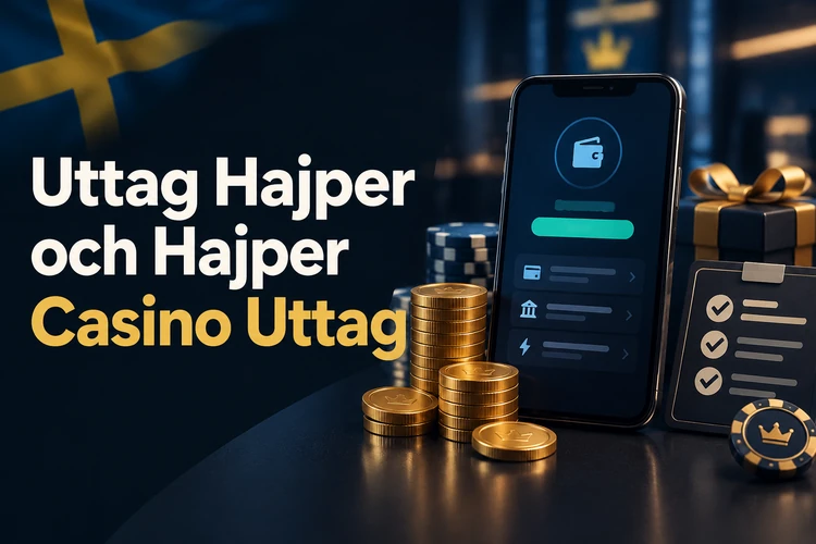 Uttag Hajper och Hajper Casino Uttag: samma praktiska fråga